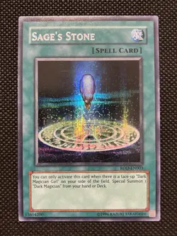 Sage's Stone ROD-EN003 Secret Rare Promo Moderately Played English Yu-Gi-Oh! - Image 1