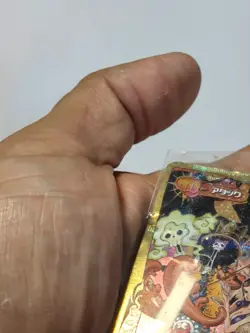 Luffy One piece Berry match IC-PJ13 promo Card Damage on card by the dog #2898 - Image 3