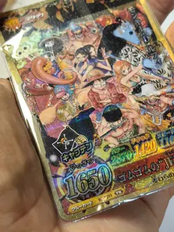 Luffy One piece Berry match IC-PJ13 promo Card Damage on card by the dog #2898 - Image 4