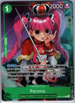Perona (Illustration Box Vol.4) OP09-034 Promo - One Piece Card Game - NM - Image 1