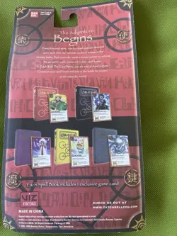 Bandai Zatch Bell CCG TCG The Gathering Storm Brago Spell Book & Game Card - Image 2