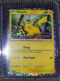 Pokemon Pikachu M24N Holo Basic Card English Standard - Image 1