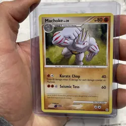 Pokemon Card Machoke LV.39 Diamond & Pearl 53/130 LP+ Non-Holo TCG 2007 Pokemon - Image 1