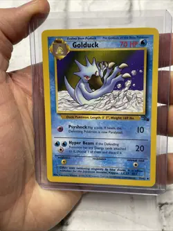 Pokemon Fossil Set 35/62 Golduck Uncommon Vintage Vtg Nintendo Card WOTC NM/MT - Image 1