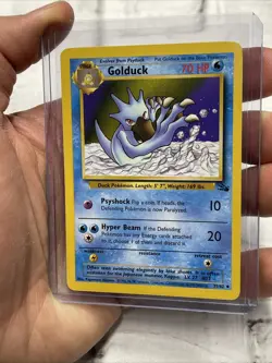 Pokemon Fossil Set 35/62 Golduck Uncommon Vintage Vtg Nintendo Card WOTC NM/MT - Image 2