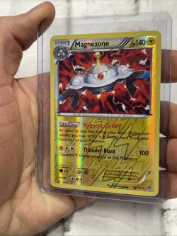 Magnezone Reverse Holo 54/162 XY BREAKthrough Pokemon Card TCG 2015 NM Near Mint - Image 2