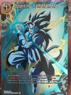 Sparking Kamehameha BT24-124 Silver Foil Dragon Ball Super Masters Card Alt Art - Image 1