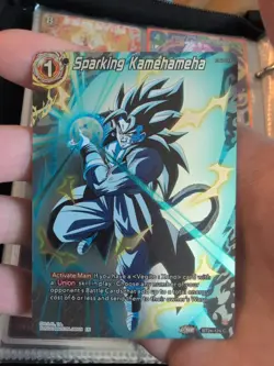 Sparking Kamehameha BT24-124 Silver Foil Dragon Ball Super Masters Card Alt Art - Image 2