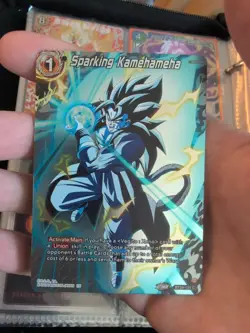 Sparking Kamehameha BT24-124 Silver Foil Dragon Ball Super Masters Card Alt Art - Image 3