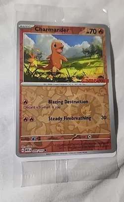 Charmander - (GameStop Exclusive) 004/165 Miscellaneous Cards & Products Reverse - Image 1