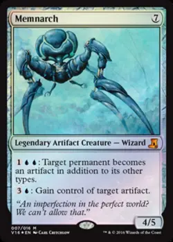 MTG Memnarch - Foil, From the Vault: Lore, Moderately Played, English - Image 1