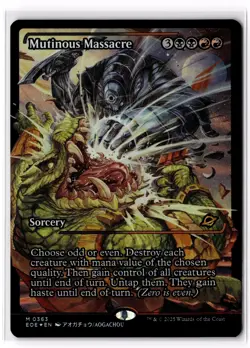 Mutinous Massacre (Showcase) 363 Edge of Eternities Foil NM - Image 1