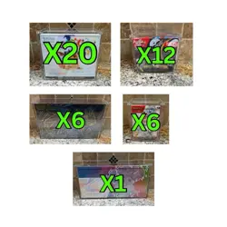 Pokemon Acrylic Display Case Bundle ETB Booster Box UPC SPC & More — Ships Now! - Image 1