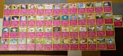 Pokemon TCG Sun And Moon Fairy Type Pokemon Bundle Lot, x53 - Image 1