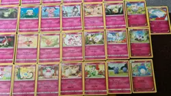 Pokemon TCG Sun And Moon Fairy Type Pokemon Bundle Lot, x53 - Image 5