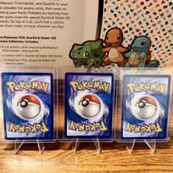 Pokemon TCG First Partner Illustration Collection Series 1 Kanto GEN 1 Starters - Image 2