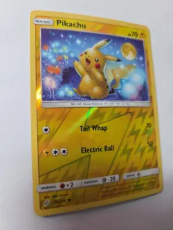 Pikachu 56/236 Sm- Unified Minds Set Reverse Holo Pokemon TCG - Image 2