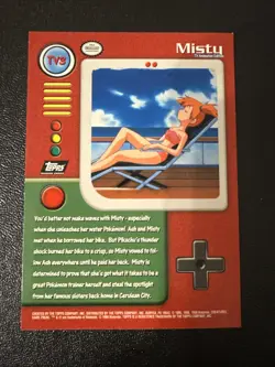 Pokemon tv3 misty Topps - Image 2