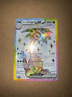 Pokemon TCG Alolan Exeggutor ex 225/191 Surging SparksHolo - Image 4