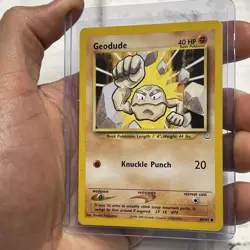 GEODUDE - 44/64 - Neo Revelation -VINTAGE 2000 - Non-Holo - Common Pokemon LP/NM - Image 2