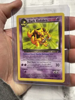 Pokemon TCG Kadabra 39/82 Regular Uncommon Team Rocket Vintage Vtg Nintendo LP+ - Image 2