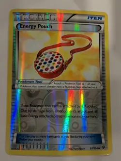 Energy Pouch 97/124 - XY Fates Collide Pokemon Reverse Holo Foil Nice! - Image 1