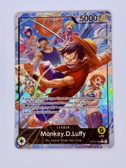 Monkey.D.Luffy OP15-098 Alt Art OP15-098 Adventure on Kami's Island One Piece - Image 3
