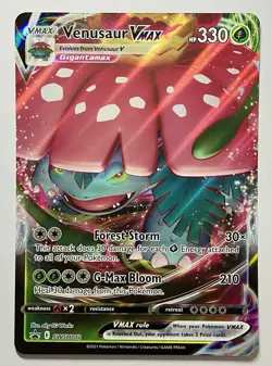 Venusaur VMAX SWSH102 (LP) •JUMBO CARD• Sword & Shield: Black Star Promo 2021 - Image 1