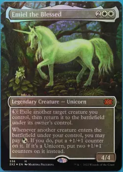 Emiel the Blessed (Borderless) FOIL Double Masters 2022 NM (513880) ABUGames - Image 1