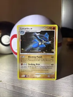 2008 Pokemon, POP Series 8, #2/17 Lucario LV.39, Holo Rare - Image 1