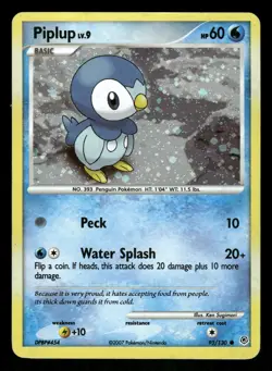 Pokemon Piplup - 93/130 (Cosmos Holo) MP Holo - Image 1