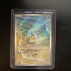 Pokemon Squirtle Illustration Rare Holo 170/165 Scarlet & Violet 151 60 HP - Image 1