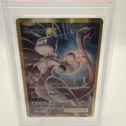 Pokemon TCG Mewtwo EX Holo Ultra Rare Full Art Evolutions 103/108 PSA 9 Graded - Image 3