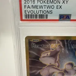 Pokemon TCG Mewtwo EX Holo Ultra Rare Full Art Evolutions 103/108 PSA 9 Graded - Image 4