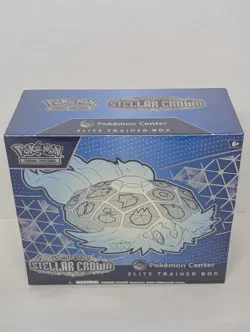 Exclusive Pokemon Center Stellar Crown ETB Elite Trainer Box TCG - Image 1