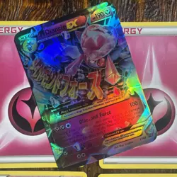Pokemon TCG M Diancie EX XY44 Promo Mega Holo plus Lot 4 Fairy Energy & Commons - Image 2