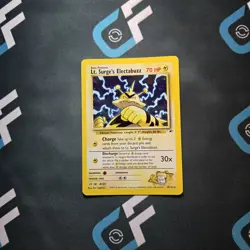 Lt. Surge's Electabuzz 006/132 Gym Heroes Holo Rare Pokemon TCG - Image 1