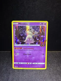 Pokemon Mimikyu 081/189 Trick or Trade BOOster Holo Promo NM - Image 2