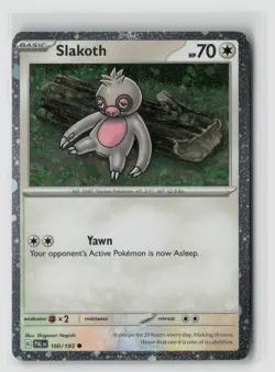 Slakoth #160/193 Cosmos Holo Promo Pokemon TCG NM - Image 1