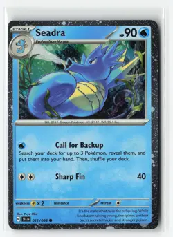SEADRA 011/064 COSMOS HOLO POKEMON TCG NM - Image 1