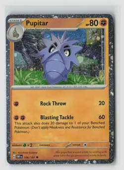 Pupitar #106/197 Cosmos Holo Promo Pokemon TCG NM - Image 1