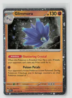 Glimmora #126/193 Promo Cosmos Holo Pokemon TCG NM - Image 1