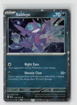 Sableye #136/193 Cosmos Holo Promo Pokemon TCG NM - Image 1
