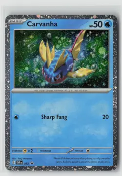 Carvanha #093 Svp Cosmos Holo Promo Pokemon TCG NM - Image 1