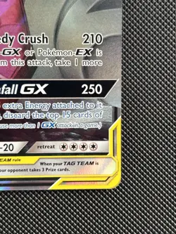 Pokemon Mega Sableye & Tyranitar GX Ultra Rare TAG TEAM Holo 126/236 Unified Mi… - Image 5