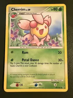 Pokemon TCG Cherrim 55/147 Supreme Victors PL3 LP - Image 1