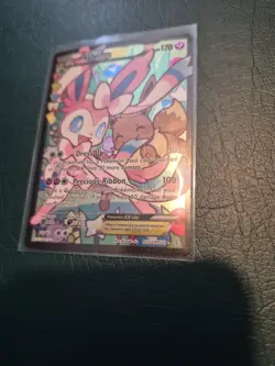 Pokemon Sylveon EX Full Art Ultra Rare Holo Generations RC32/RC32 Card - Image 2