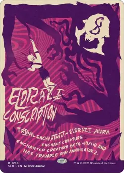 MTG English Eldrazi Conscription NM Foil Secret Lair - Image 1