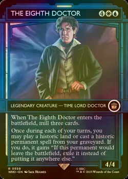The Eighth Doctor 0559 FOIL WHO Showcase MtG TCG Card - Image 1