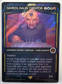 Davros, Dalek Creator (Showcase) (Surge Foil) Magic, MTG, Doctor Who (1131) - Image 1